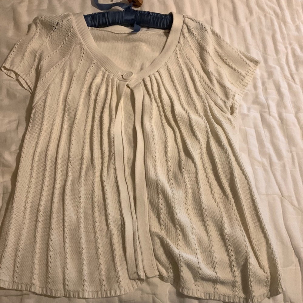 Cream unknown brand shrug
